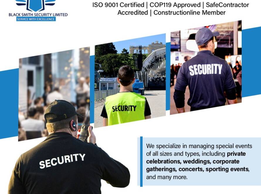 the Right Event Security Services in the UK